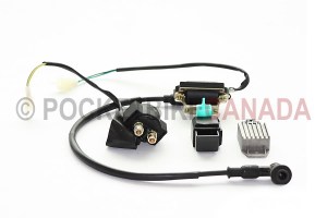 mini atv quad parts cdi module solenoid ignition coil